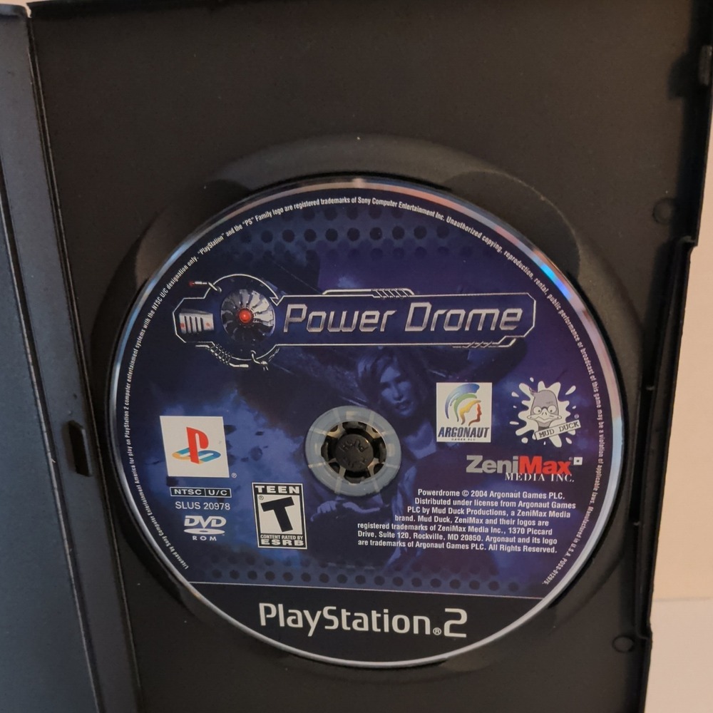 Powerdrome Sony PlayStation 2 PS2 SLUS 20978 Futuristic Racing Game Disc Only